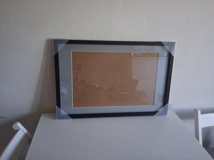 Veľký rám a pasparta obraz ako nový 60x40cm,