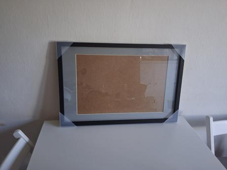 Veľký rám a pasparta obraz ako nový 60x40cm, 