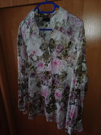 Damska bluzka z viskozy xxxl, xxxl