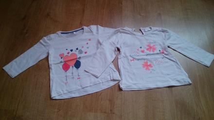 2 trička s dlhým rukávom, pepco,74