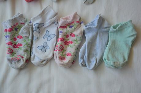 Členkové ponožky s kvietkami, marks & spencer,26