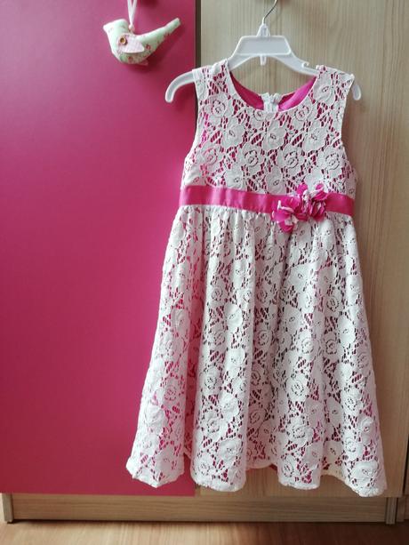 Čipkované šaty, bonprix,128