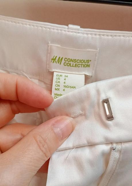Elegantné nohavice, h&m,xs