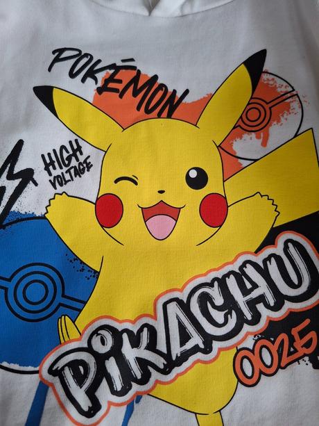 Mikina pokemon pikachu, primark,122