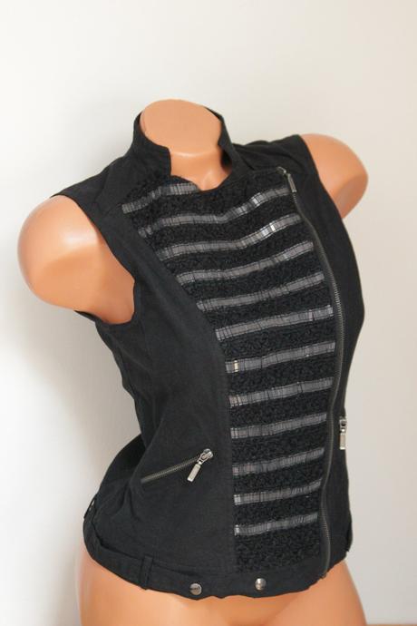 Čierna vesta zara s, zara,s