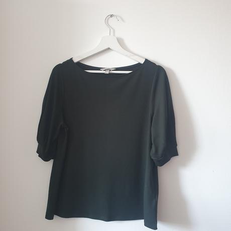 Tmavozelená blúzka, h&m,m
