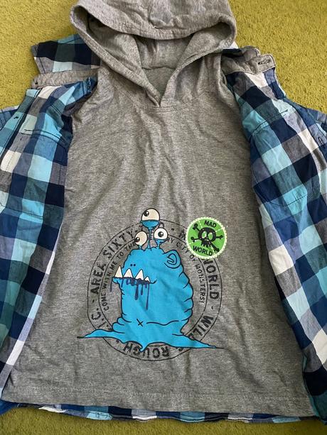 Tričko - košeľa, dopodopo,122