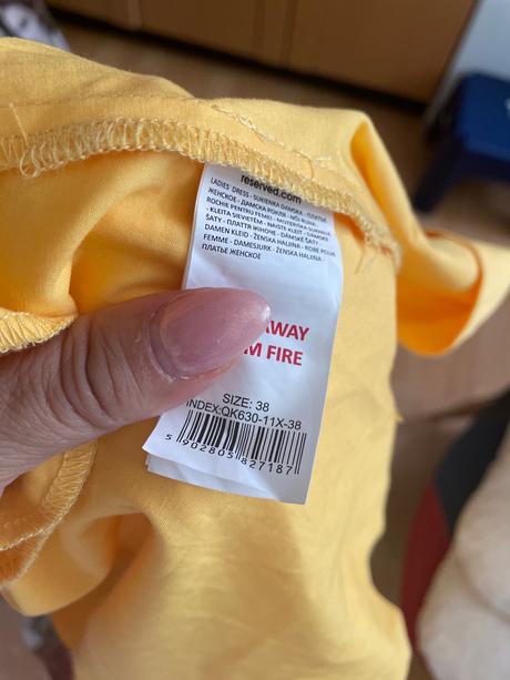 Krásne ležérne letné saty zn reserved, reserved,38