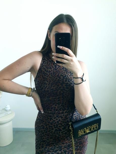 Leo šaty s rozparkom xs/s, xs