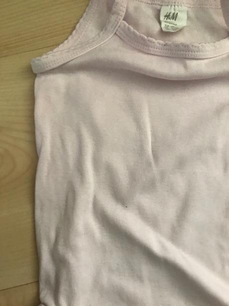 Body ružička 2 ks 9-12 mes., h&m,80