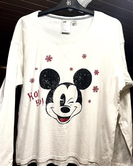 Tričko mickey mouse, h&m,l