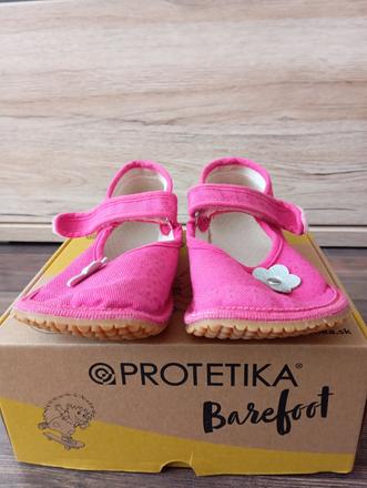 Barefoot papuče beda ružové trblietky 27, beda,27