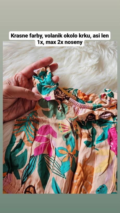 Letny overal pre dievcatko, h&m,98