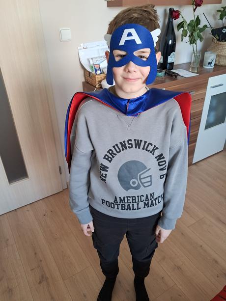 Captain america kostym,