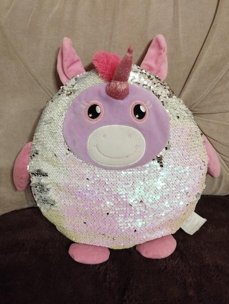 43cm vankúšik s otočnými flitrami,