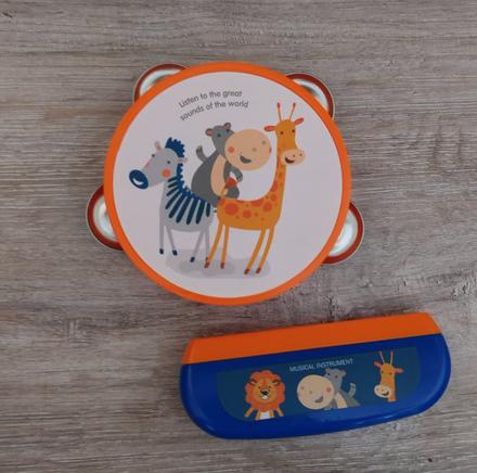 Tamburina a harmonika,