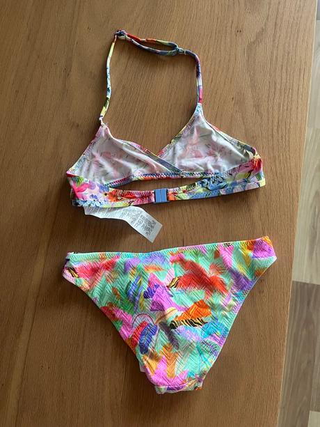 Set barevné plavky s motivem kvetin, calzedonia,122