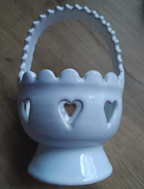 Košíček keramika, retro, 