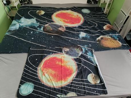 Posteľné obliečky vesmír, šírka (cm): 140,dĺžka (cm): 200