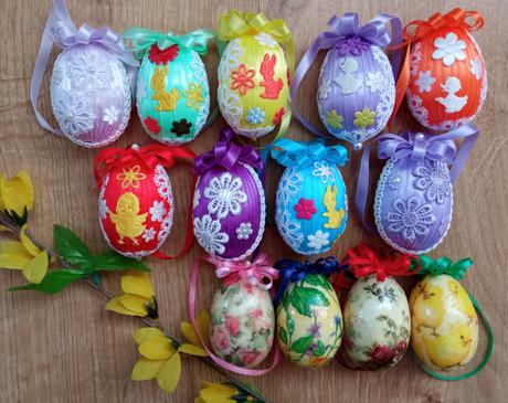 Veľkonočné vajíčka - dekorácia, 