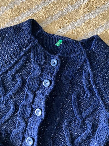 Trblietavý sveter benetton, benetton,152