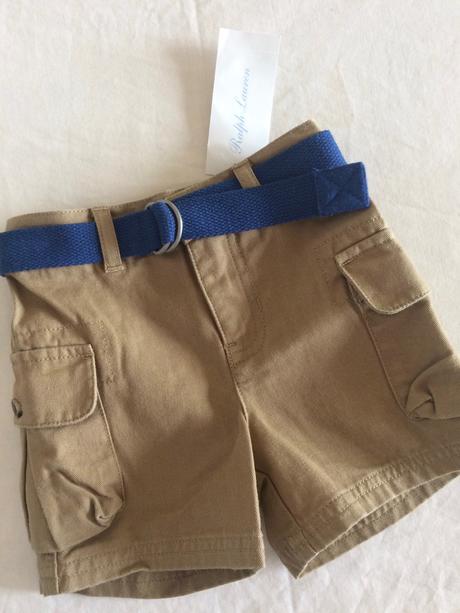 Ralph lauren šortky/kraťasy s opaskom vel.74/80, ralph lauren,74 / 80