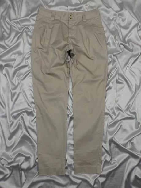 Luxusné béžové nohavice, 38