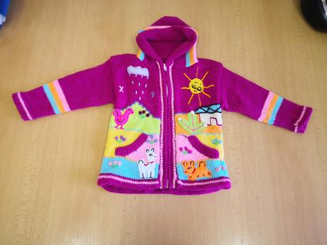 Pestrý svetrík dievča, 98