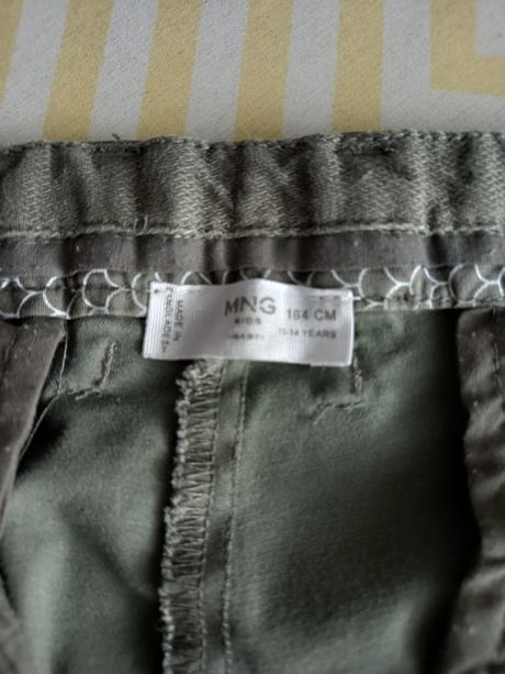 Plátené nohavice, mango,164