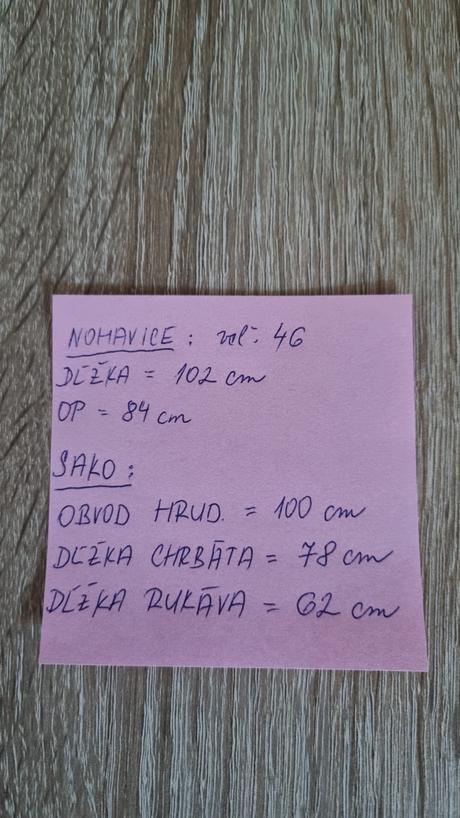 Pánsky oblek vel.46 ozeta, 46