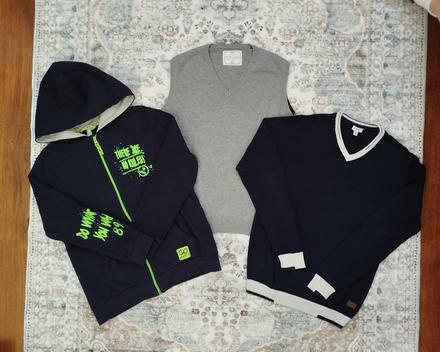 3x chlapčenský sveter v super stave, zara,152