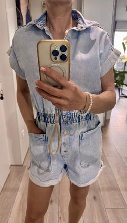 Zara letny riflovy overa, zara,xs