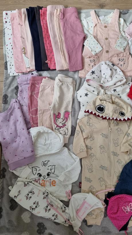 Balík oblečenia 74 pre dievčatko, 68–80