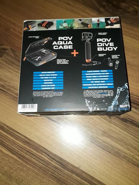 Vodotesné púzdro a držiak na gopro kameru, gopro
