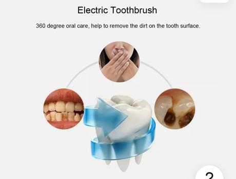 Ultrasonicka rotacna zubna kefka, 