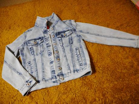 Dievčenská riflová bunda omg 134/140cm, 134