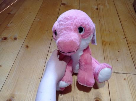 Plyšák dinosaurus a zvieratko,