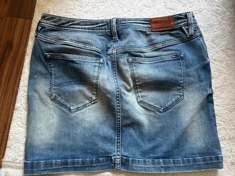 Rifľová minisukňa, tommy hilfiger,m