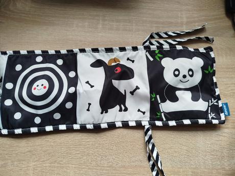 Kontrastná knižka, chránič na postieľku,