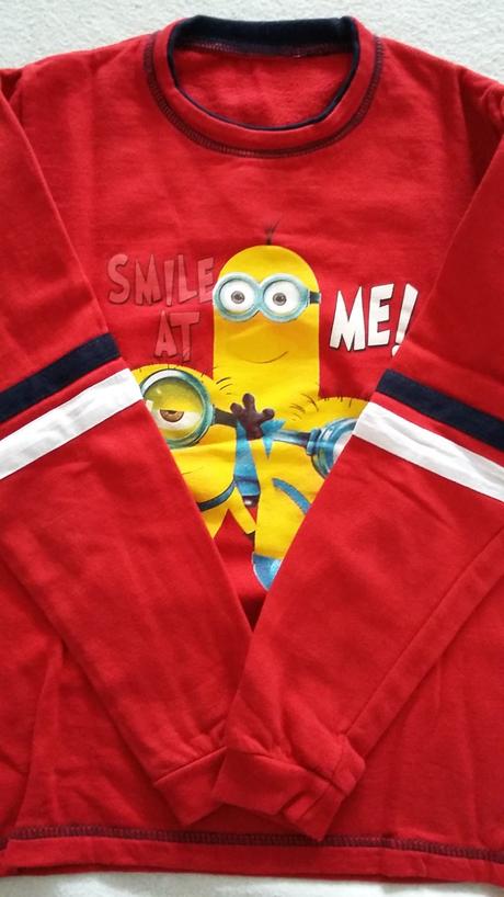 Detské tričko mimoni a rolák veľ. 134, 134