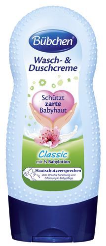 Bübchen sprchový gel a mýdlo classic 230 ml,