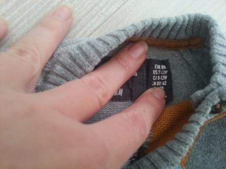 Svetrik pre chlapca, h&m,80