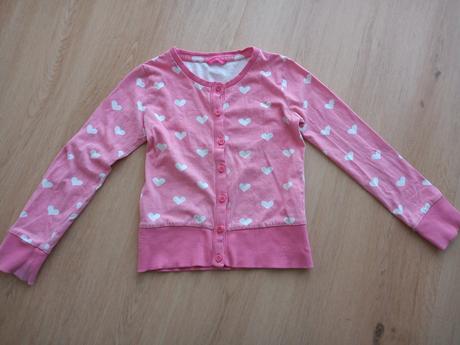 Srdiečková mikina na gombíky, hema,110