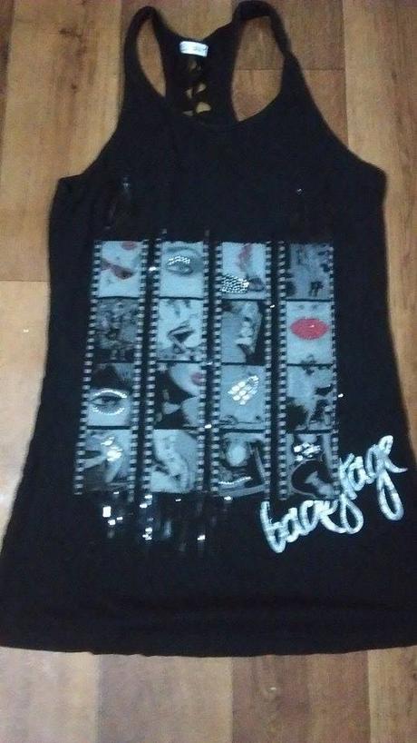 Damske čierne tielko dilvin s , s