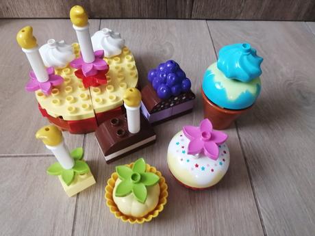 Lego duplo 10862 10850 moja prvá oslava a torta,