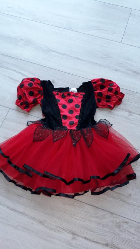 Princezná lienka s husto nariasenou suknou, 