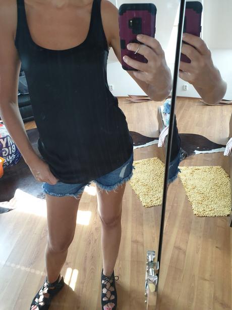 Tielko top, fishbone,s