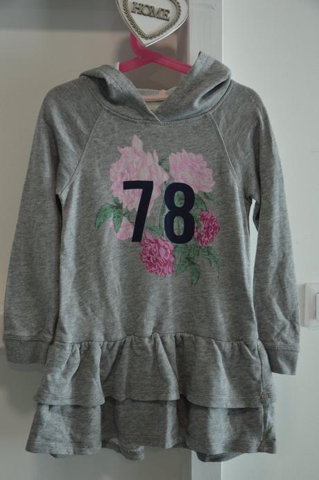 Mikinové šaty 110/116, h&m,116