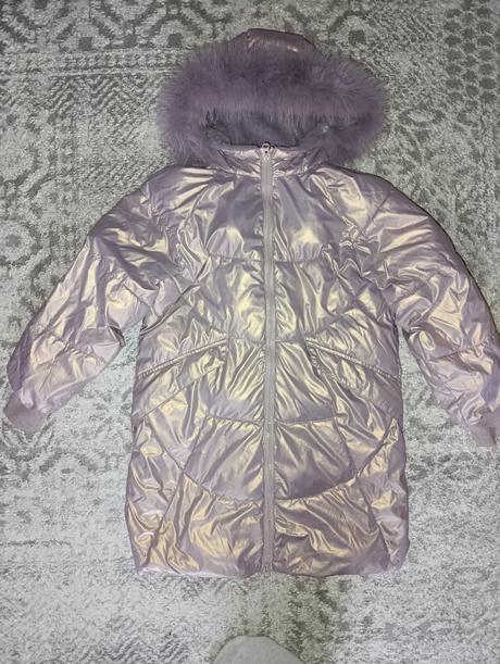 Fialová zimná bunda, sinsay,146