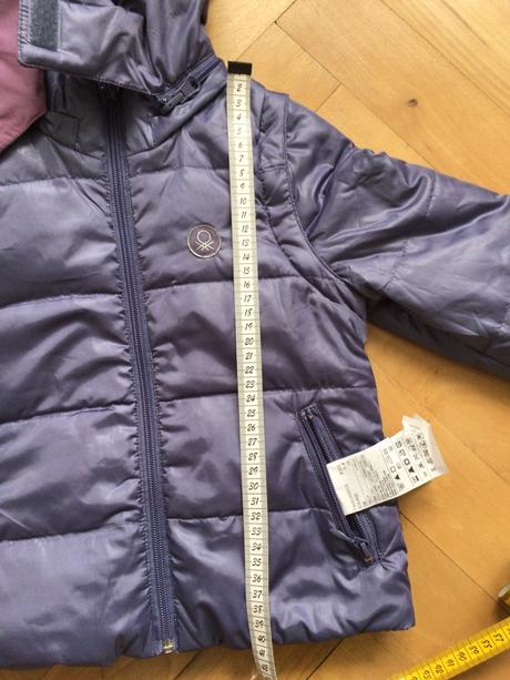 Páperová vetrovka/vesta benetton, benetton,98